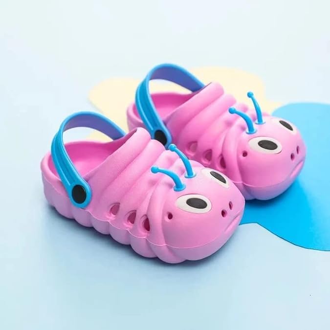 Kid's Lightweight Cute Caterpillar Clogs | Non-Slip, Water-Resistant - S0048