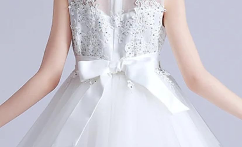 Long Dress with Layered Tulle Skirt and Embroidered Chest - G0085