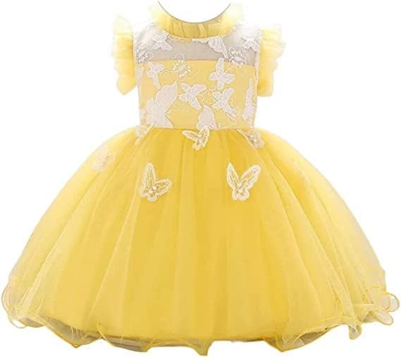 Butterfly Tutu Dress for Baby with embroidery