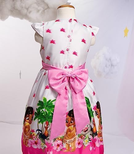 Baby Moana Moda Themed Dress for Girls - G0008