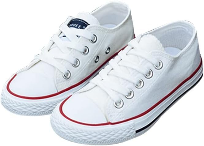 Girl's Canvas Sneakers Casual Style Back to School Shoes - S0024