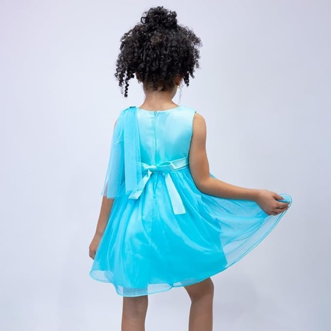 Tulle Dress Lace Embroidered Flowers for Girls - G0128