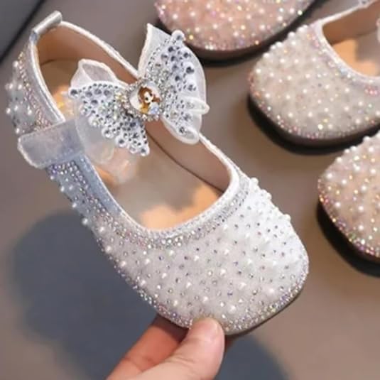 Princess shoes for girls Sequin Mary Jane shoes - S0059