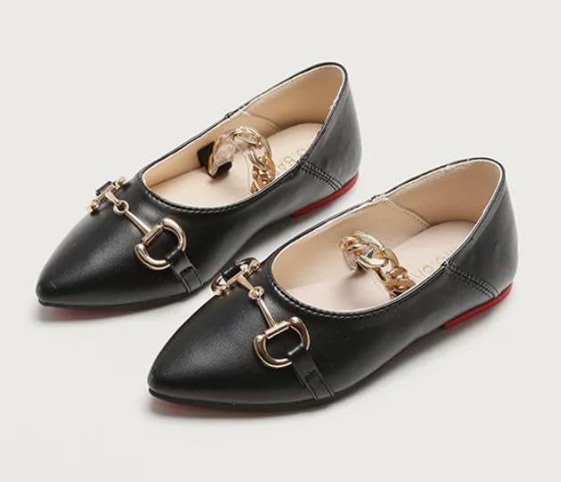 Mary Jane Leather Shoes Soft Sole Flat for Girls - S0056
