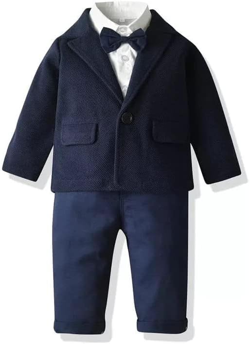 Boys' Formal Suit with Bow Tie - B0019