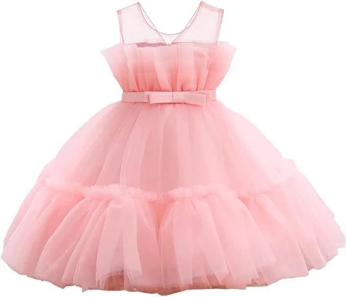 Girl Tulle Birthday Party Dress for Toddler Girls - G0040