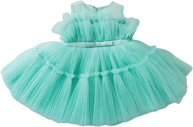 Girl Tulle Birthday Party Dress for Toddler Girls - G0040