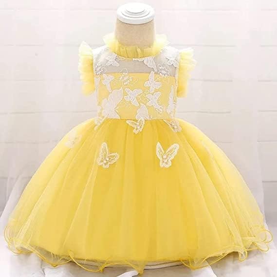 Butterfly Tutu Dress for Baby with embroidery