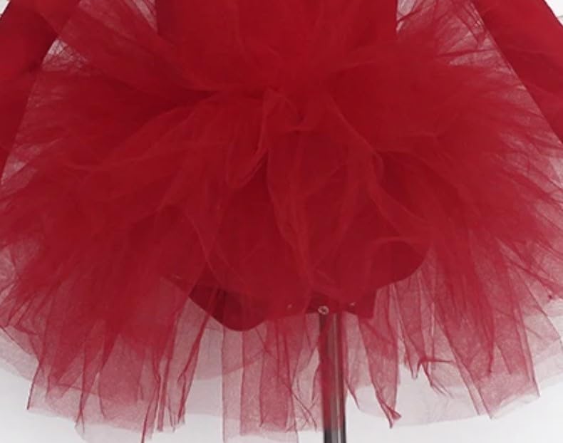 Girls Ballet Fluffy Tutu Dresses Long Sleeve Dance Leotards - G0056