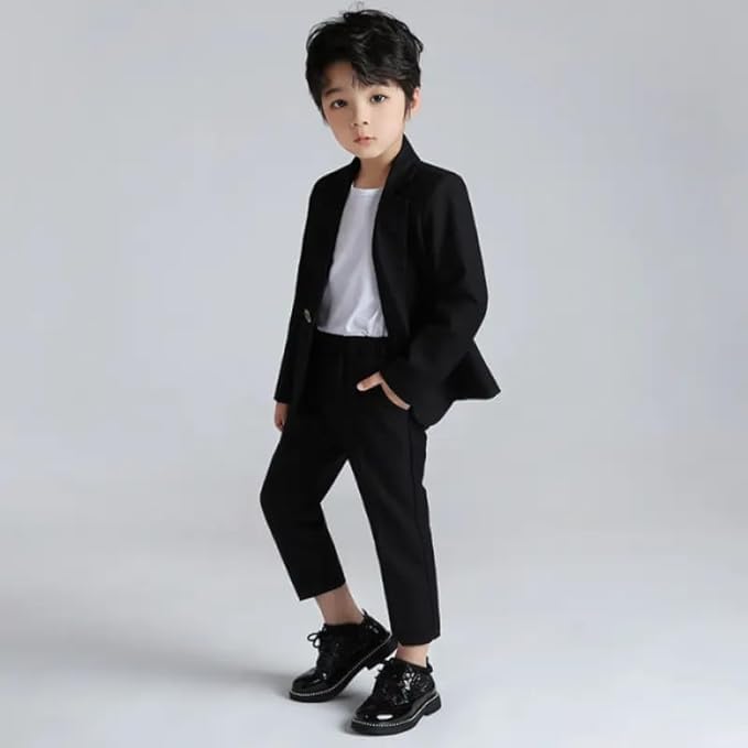 Boys Casual Suit | Boys 2pc Suit Set, Blazer & Pants - B0007