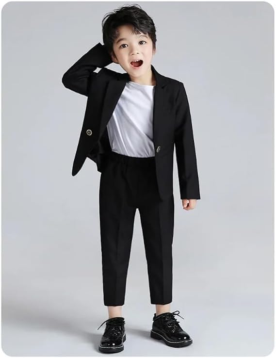 Boys Casual Suit | Boys 2pc Suit Set, Blazer & Pants - B0007