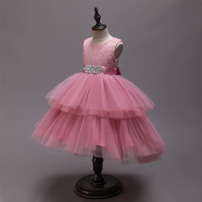 Princess Dress in Layered Tulle and lace for Special Occasions