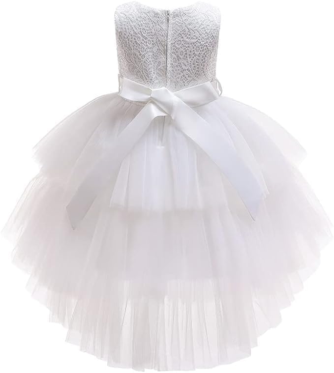 Princess Dress in Layered Tulle and lace for Special Occasions