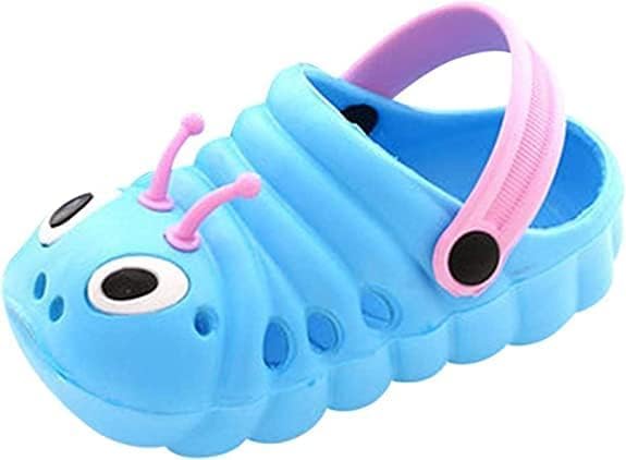 Kid's Lightweight Cute Caterpillar Clogs | Non-Slip, Water-Resistant - S0048