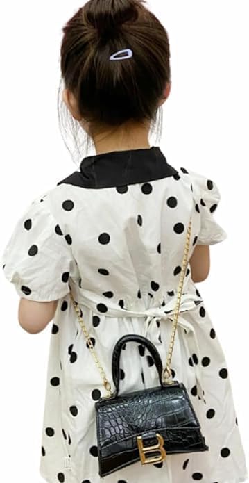 Crocodile print mini bag with top handle for girls