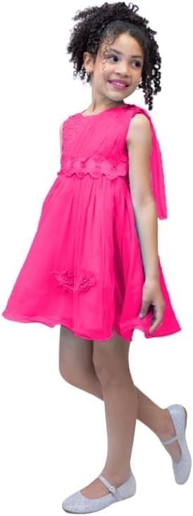 Tulle Dress Lace Embroidered Flowers for Girls - G0128