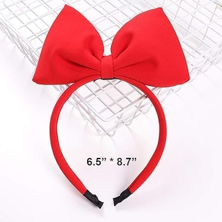 Lace bow headband for girls