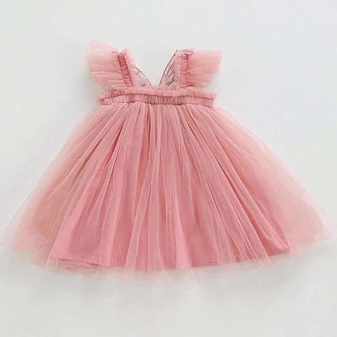 Layered Butterfly Tulle Tutu Summer Dress for Girls - G0081