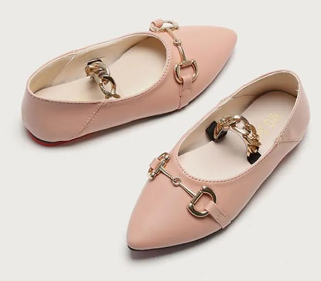 Mary Jane Leather Shoes Soft Sole Flat for Girls - S0056
