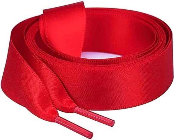 Flat Satin Ribbon Shoelaces for Kids and Adults