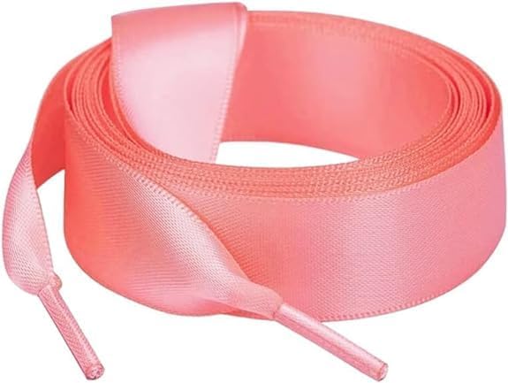 Flat Satin Ribbon Shoelaces for Kids and Adults