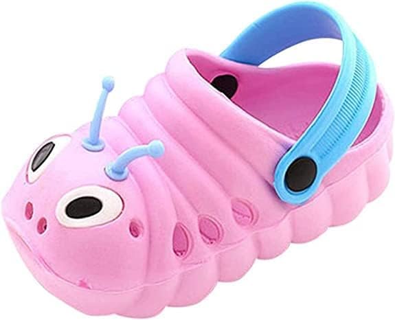 Kid's Lightweight Cute Caterpillar Clogs | Non-Slip, Water-Resistant - S0048