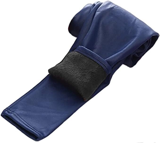 Girls' Winter Faux Leather Leggings - G0076