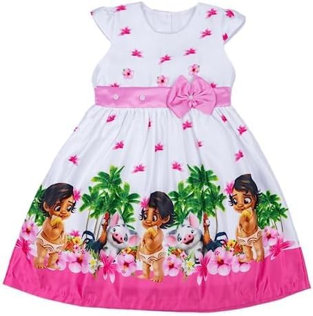 Baby Moana Moda Themed Dress for Girls - G0008