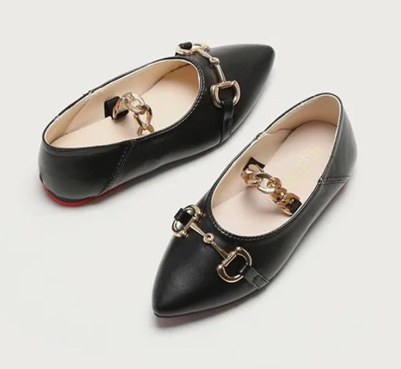Mary Jane Leather Shoes Soft Sole Flat for Girls - S0056