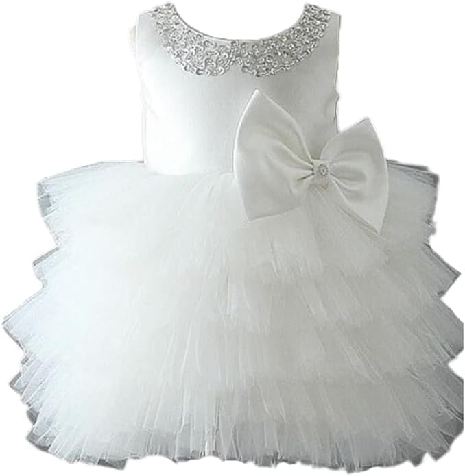 Short tulle layered party dress for girls - G0117