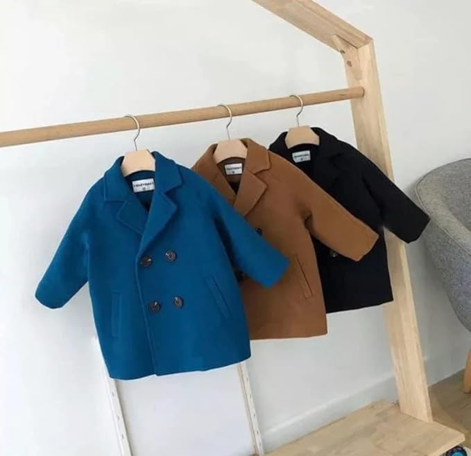 Boys' Winter Wool Coat - B0025