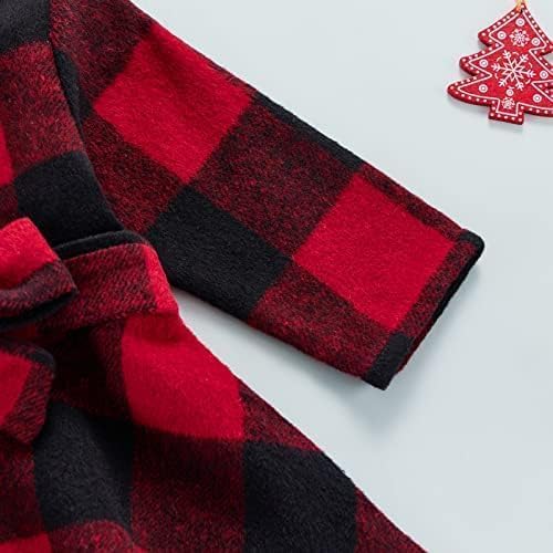 Winter Plaid Dress for Girls Special for Holidays G0137