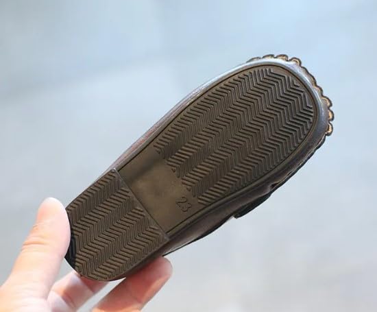 Boys' Plaid Loafers with Buckle Detail