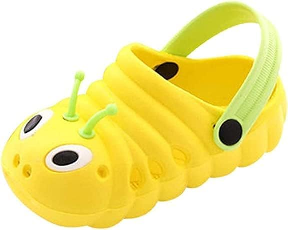Kid's Lightweight Cute Caterpillar Clogs | Non-Slip, Water-Resistant - S0048