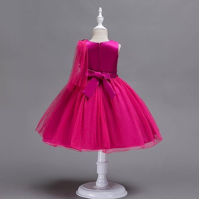 Tulle Dress Lace Embroidered Flowers for Girls - G0128