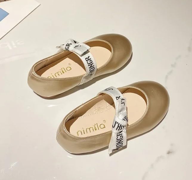 Ballerina Flats for Girls Casual Shoes Wedding Back to School - S0012