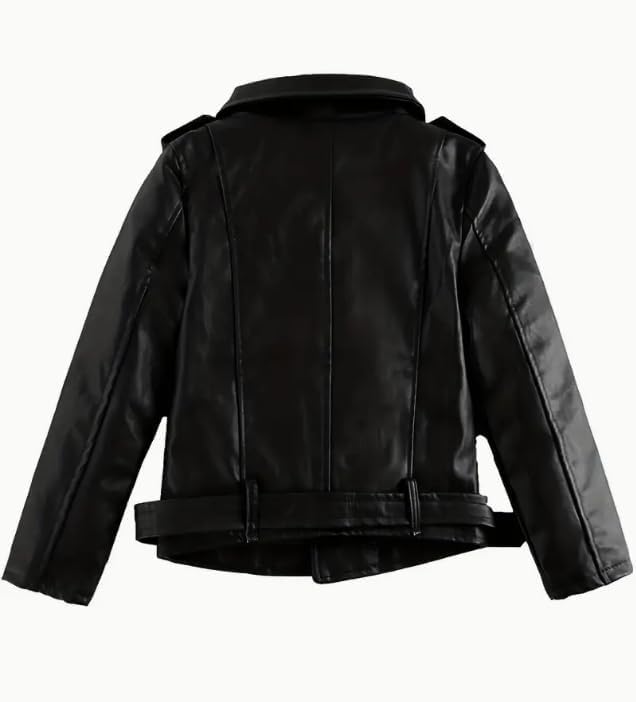 Girl's PU Leather Motorcycle Jacket - G0049
