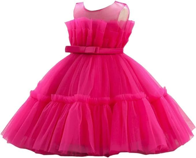 Girl Tulle Birthday Party Dress for Toddler Girls - G0040