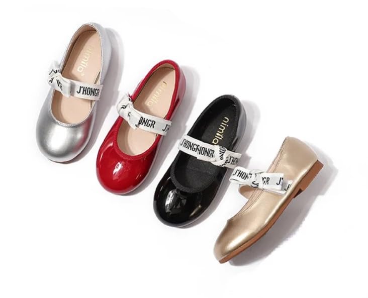Ballerina Flats for Girls Casual Shoes Wedding Back to School - S0012