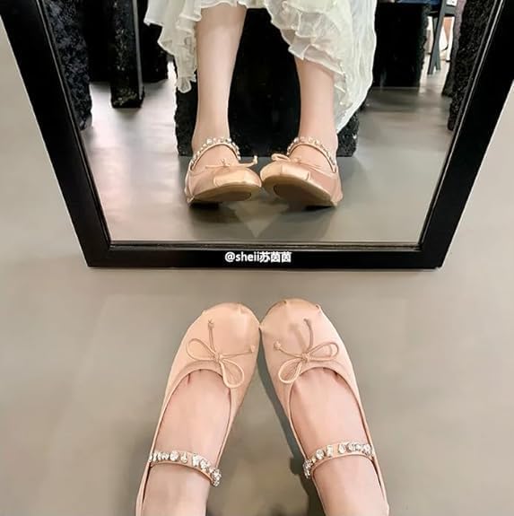Leather Ballet Shoes for Women and Girls - S0052