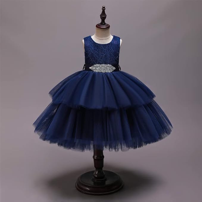 Princess Dress in Layered Tulle and lace for Special Occasions