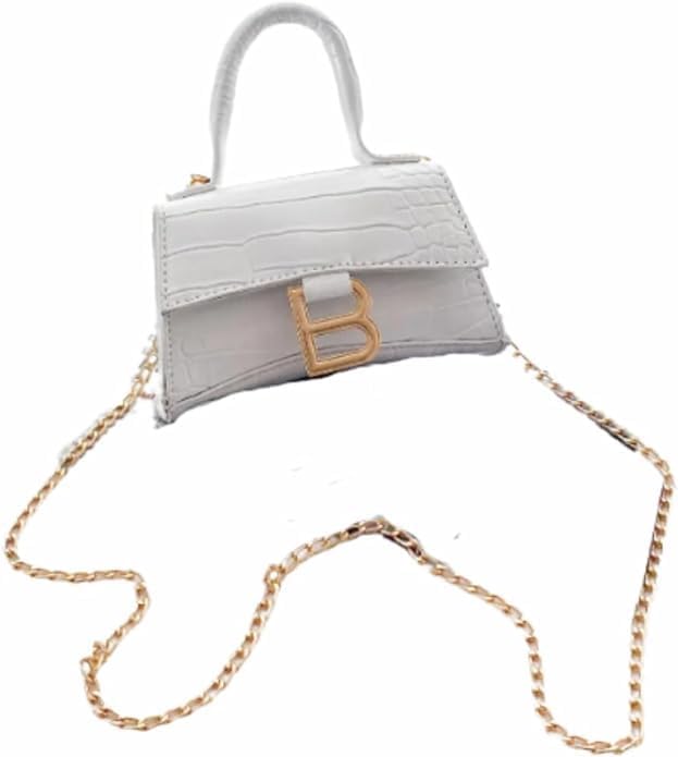 Crocodile print mini bag with top handle for girls