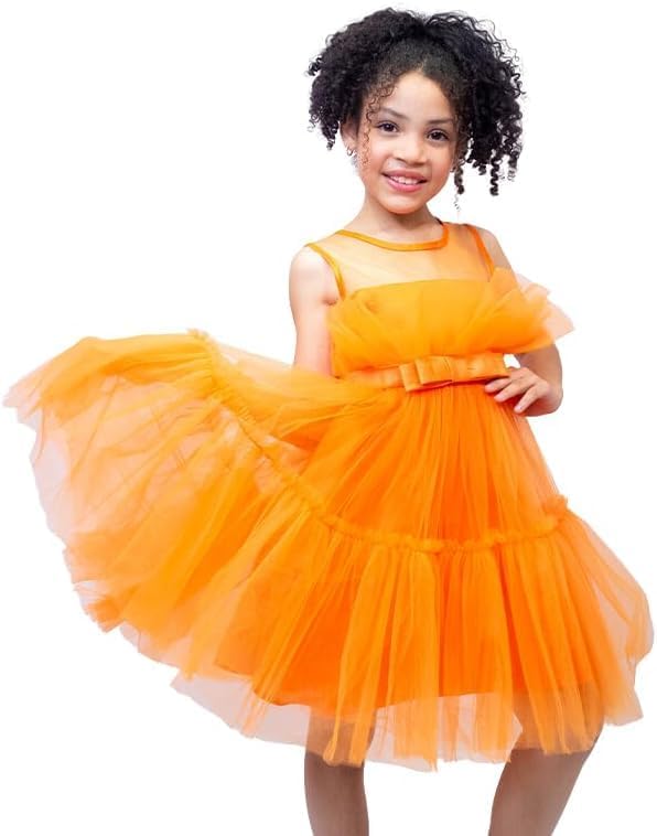 Girl Tulle Birthday Party Dress for Toddler Girls - G0040