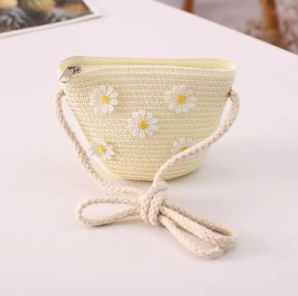 Braided Straw hat and Bag for Girls Summer 2024