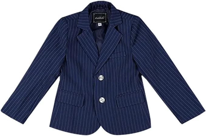 Boys' Pinstripe Suit with Bow Tie - B0021