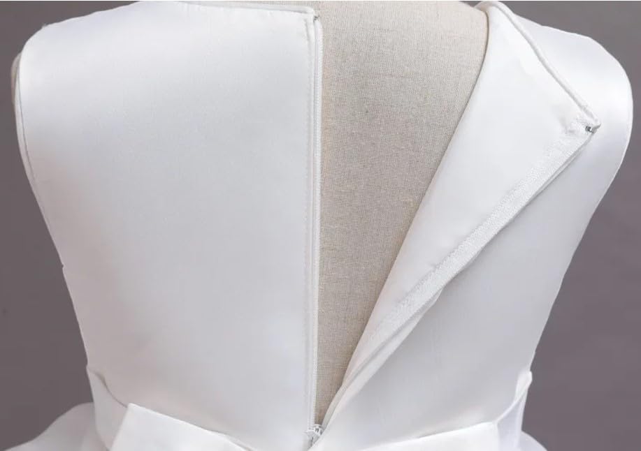 Special Occasion Dress with Rose-Shaped Skirt and Beaded Embroidery - G0122