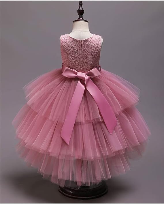 Princess Dress in Layered Tulle and lace for Special Occasions