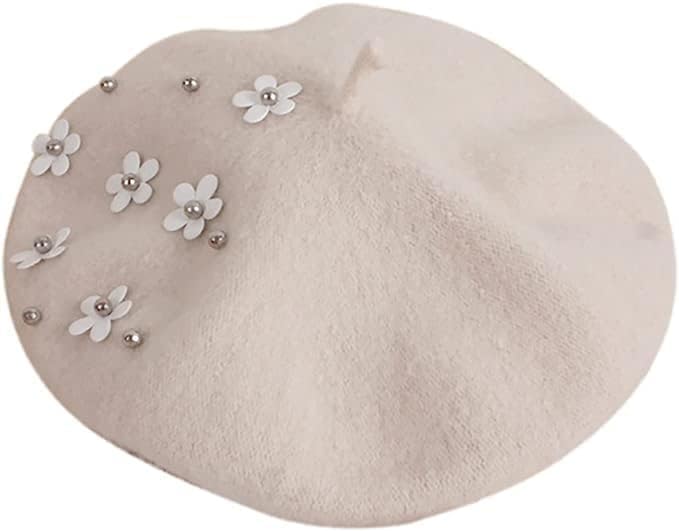 Girls Winter Wool Beret Classic French Style