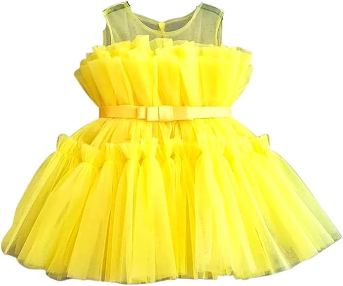 Girl Tulle Birthday Party Dress for Toddler Girls - G0040