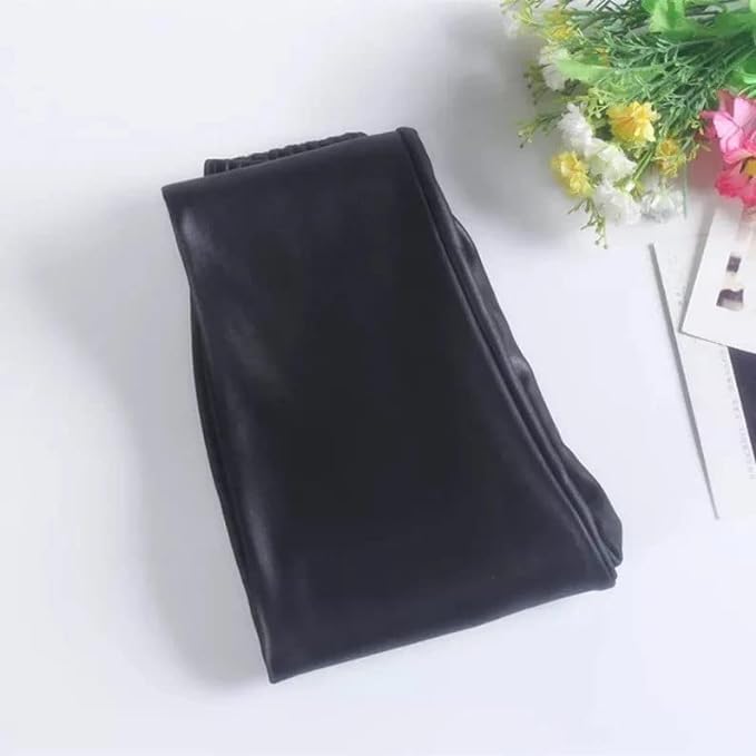 Girls' Winter Faux Leather Leggings - G0076